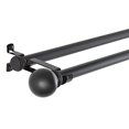 thumbnail image 1 of Kenney - KN75917 Ball End Double Window Curtain Rod, 36 to 66-Inch, Matte Black, 1 of 6