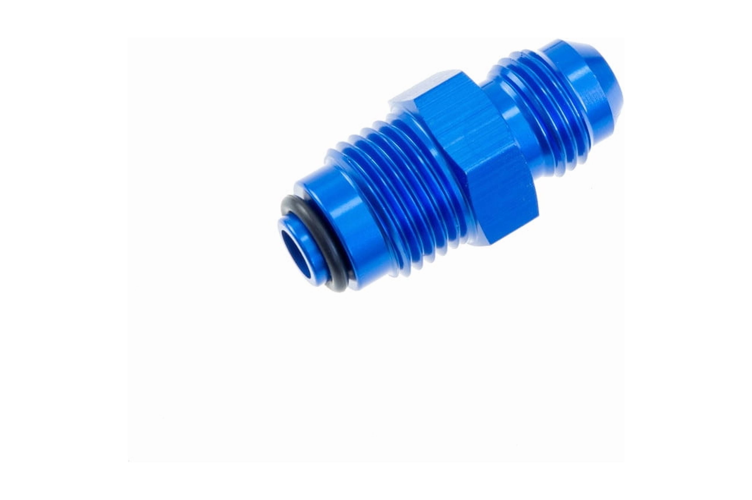 Redhorse Performance - 8163-06-18-1 - -06 an Male to M18X1.5 O-Ring Aluminum Blue