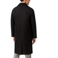 thumbnail image 3 of Adam Baker Men's AB901152 Single-Breasted Belted Trench Coat, Classic All Year Round Raincoat - Black - 48S, 3 of 3