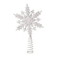 thumbnail image 5 of BOPORO Christmas Decorations Gift New Christmas Tree top Star Plastic Hollow Glitter Powder Decoration Christmas Tree Five-pointed Star Snowflake Five-pointed Star, 5 of 5