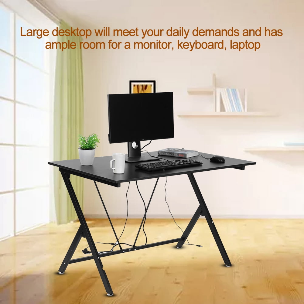 Anauto Computer Desk Writing Desk Gaming Computer Desk Modern