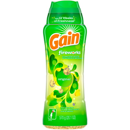 Gain Fireworks In-Wash Scent Booster Beads, Original, 20.1 (Best Smelling Laundry Scent Booster)