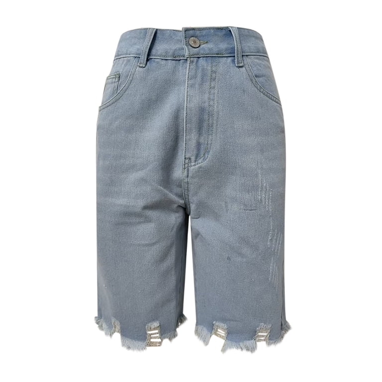 ZJXFGS Jean Shorts Womens High Waisted, Plus Size Jean Shorts