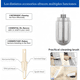 thumbnail image 5 of Trapeador Microfibra Giratorio 5 Repuestos 360° Malubero Blanco, 5 of 5