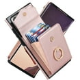 thumbnail image 1 of Feishell for Samsung Galaxy Note 20 Ultra Wallet Case with RFID Blocking Card Slots Case, PU Leather Finger Ring Holder Kickstand Wrist Strap Handbag Magnetic Shockproof Protective Cover,Rosegold, 1 of 9