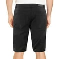 thumbnail image 2 of Men's Black Cotton Blend Denim Slim Fit Casual Jean Shorts (50), 2 of 3