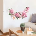 thumbnail image 1 of Adhesivos de pared elegantes de PVC con forma de flor de peonía, adhesivos extraíbles, 1 of 4