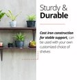 thumbnail image 5 of NACH Cast Iron Industrial Style Shelf Bracket (Pack of 4), JS-90-066, 5 of 5