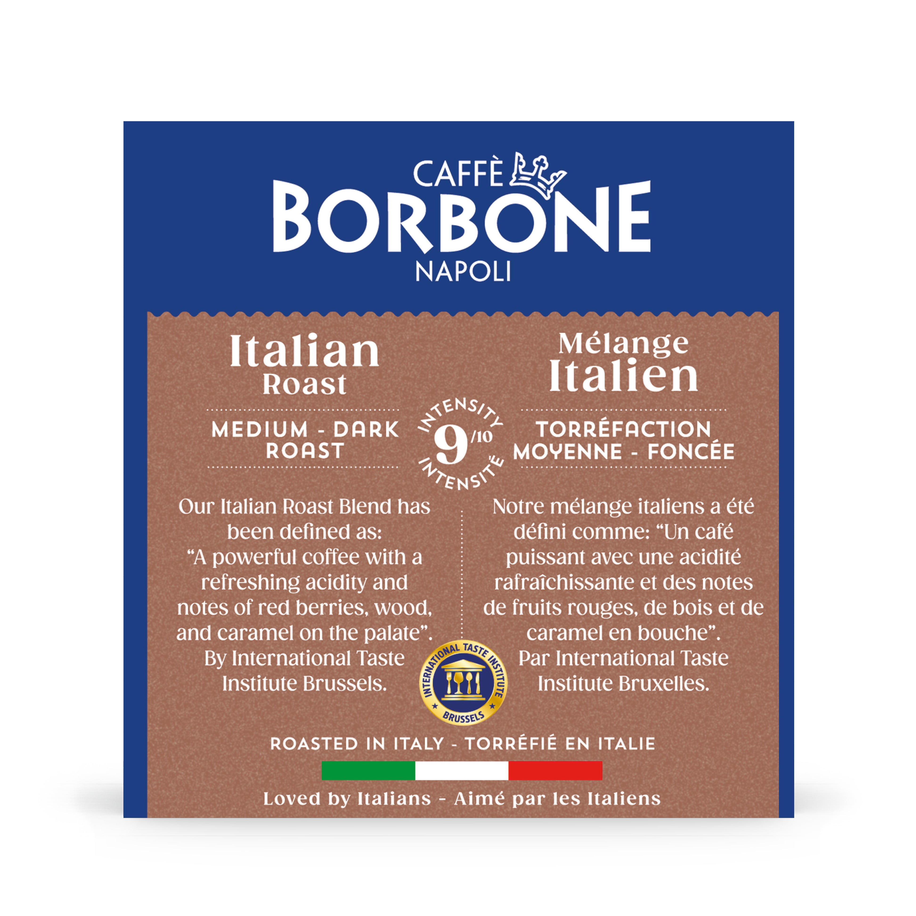 Caffè Borbone Italian Roast Medium Dark Roast Pods Compatible with K-Cup Brewers, (60 Count)