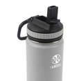thumbnail image 2 of Takeya Kids Insulated Water Bottle w/Straw Lid, 16 Ounces, Platinum/Onyx, 2 of 4