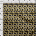 thumbnail image 2 of oneOone Polyester Lycra Fabric Leaves & Floral Block Print Sewing Fabric BTY 56 Inch Wide, 2 of 4