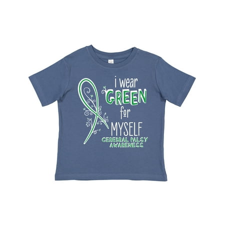 

Inktastic I Wear Green for Myself- Cerebral Palsy Awareness Boys or Girls Toddler T-Shirt