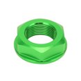 thumbnail image 4 of Tuerca del eje de la rueda trasera de la motocicleta M22x1.5 Reemplazo de aluminio para Kawasaki KX125 2003-2008Verde, 4 of 14