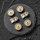 thumbnail image 5 of 4 PCS Brass Wheel Weight Hex Adapter and 2 Brass Bridge Axle Cover for Axial SCX24 AXI90081 1/24 RC, 5 of 5