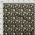 thumbnail image 3 of oneOone Cotton Silk Yellow Fabric Poker Card Sewing Material Print Fabric By The Yard 42 Inch Wide, 3 of 4