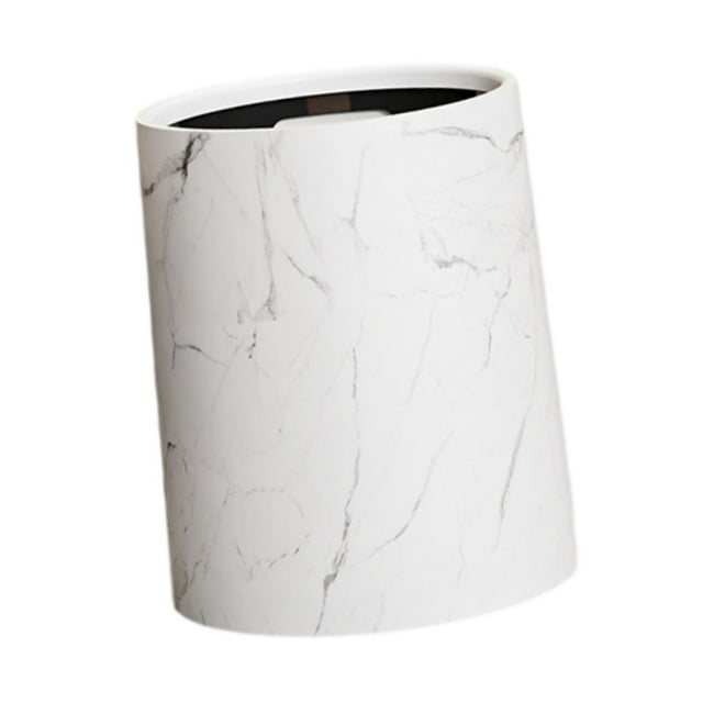 Cubo de basura abierto, papelera, cubo de basura multiusos, cubo de basura, cubo de basura Blanco 12L