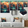 thumbnail image 4 of Designart "Asian-Inspired Home on the Mountain Top V" Japon Landscape Metal Wall Decor, 4 of 5