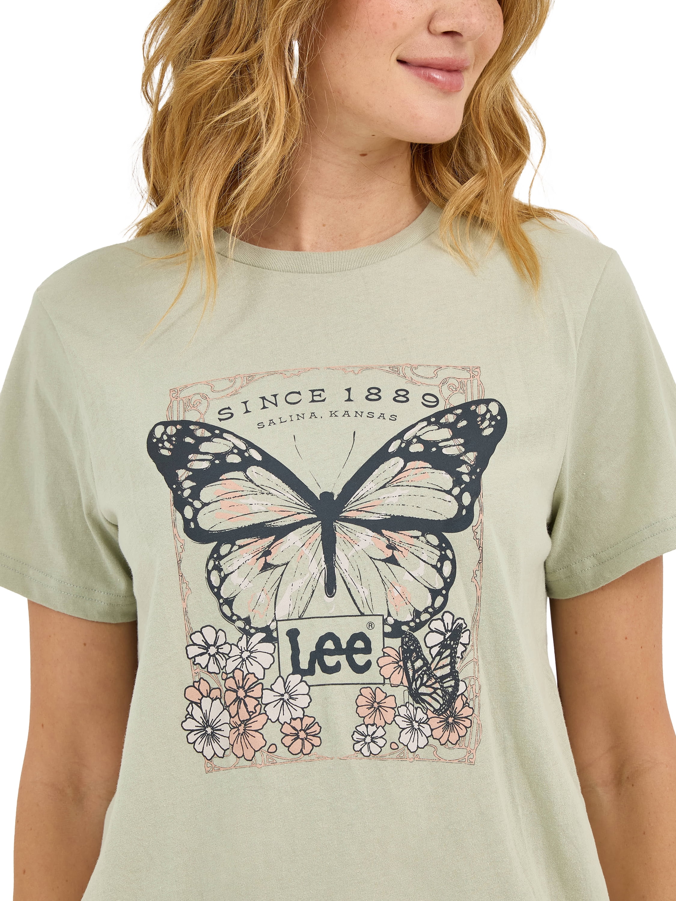 Lee® Women's Regular Fit Short Sleeve Graphic Tee, Sizes S-3XL