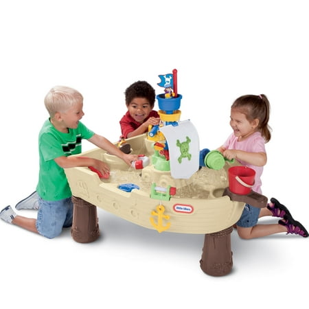 UPC 050743628566 product image for Little Tikes Anchors Away Pirate Ship Outdoor Play Water Table | upcitemdb.com
