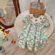 thumbnail image 1 of Vestido de niña con volantes y bordado de fresas Vestido de muñeca de manga corta con estampado de frutas de verano para niños, 1 of 5