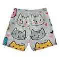 thumbnail image 7 of FORMRS Boys Swim Trunks Quick Dry Mesh Liner Boardshorts Sizes XS-XL, Cute Cat Pattern, 7 of 7