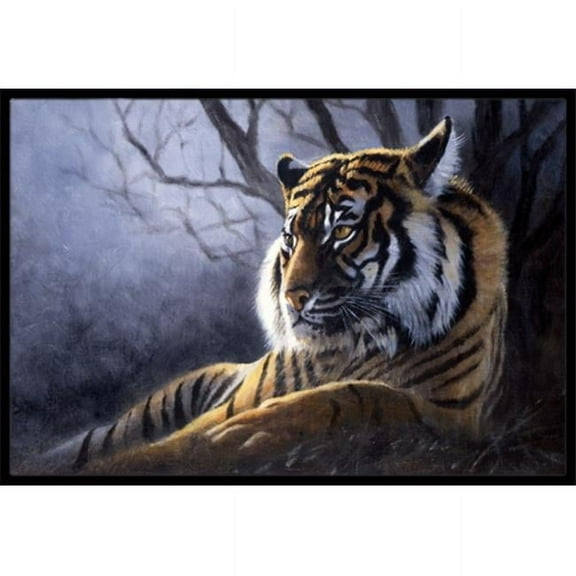 Bengal Tiger by Daphne Baxter Indoor or Outdoor Mat, 18 x 27