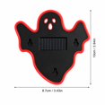 thumbnail image 2 of Red Solar Halloween Ghost Decoration with Hanging Design, Single Piece, Red, for Outdoor Porch and Window, Halloween Ghost Decor, 2 of 3