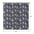 thumbnail image 5 of Star Fairy Princess Pattern Shower Curtain 72"x72" ,Bathroom Decorative Shower Curtains Set with 12 Hooks,Modern Waterproof Washable Shower Curtain, 5 of 6