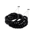 thumbnail image 3 of Cryshimmer 5 Pcs Black Faux Pearl Bracelet Set for Women Beaded Stretch Strand Bracelets for Bridesmaid,Bridal,Party Jewelry, 3 of 4