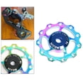 thumbnail image 1 of Rodillo de guía de bicicleta de rueda de Jockey de polea trasera, rodillo de guía de rodamiento, rodillo de guía trasero piezas de ciclismo Accesorios 11T Soledad desviador trasero de bicicleta, 1 of 10