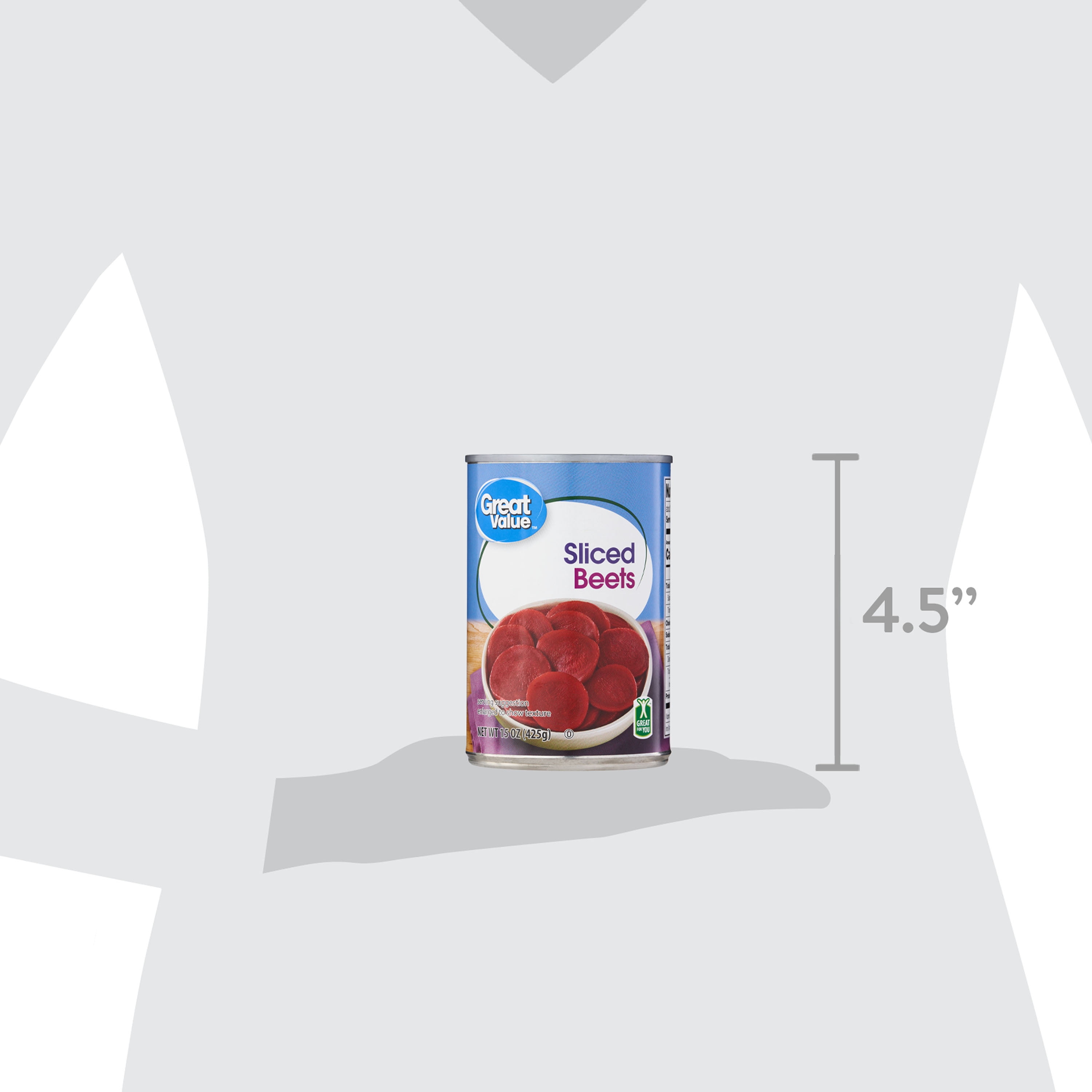 Great Value Sliced Beets, Gluten-Free, 15 oz
