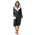 thumbnail image 2 of 2025 Femmes Hiver Peluche Allongée Veste de Course Châle Peignoir Vêtements de Maison 25K Veste Peignoir à Manches Longues, 2 of 7