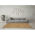 thumbnail image 3 of Ahgly Company Indoor Square Oriental Brown Traditional Area Rugs, 5' Square, 3 of 4