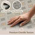thumbnail image 6 of ODIKA 8'x10' Washable Area Rug Dirt Trapper Rectangular Border Repeating Network Entry Trapping for Dining Room, Large Office, Lounge, Non-Slip Chair-Friendly Mat, 6 of 7