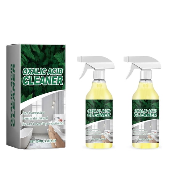 2/3pc 100ml Oxalic Detergent Toilet Tile Strong Decontamination Toilet Artifact
