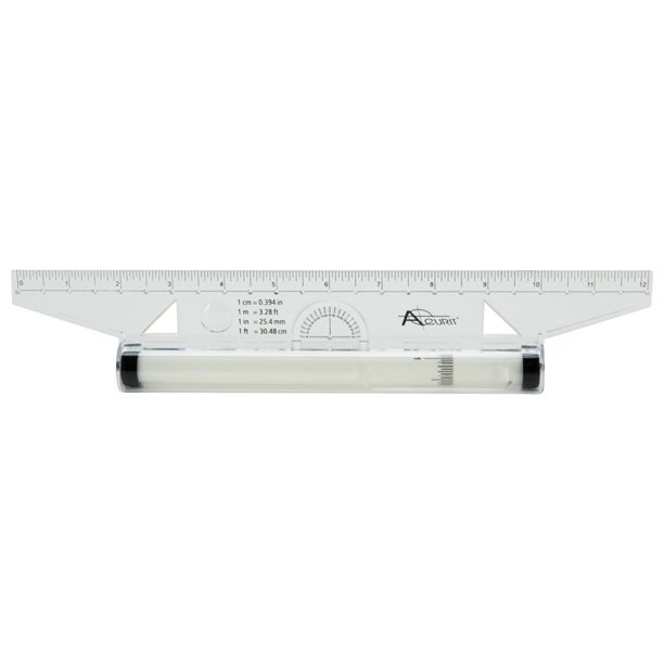 Acurit Parallel Ruler, Rolling Ruler Multiuse for Drafting, Measuring