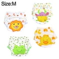 thumbnail image 2 of TELOLY 2026 New 4-Pack Washable Diaper Pants,Pure Cotton,Lion + Duck + Frog + Cow,90 Yards for Baby Care,Diapering,Home Use,Eco-Friendly Parenting,Daycare,Travel., 2 of 7