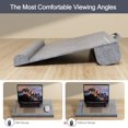 thumbnail image 3 of Miroddi Portable Lap Desk, Laptop Table Built in Wrist Pad with Phone Holder for Bed Sofa Home Office School Students, 3 of 11