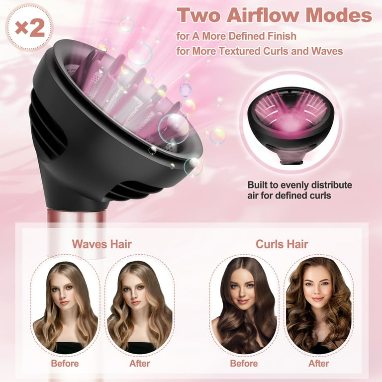 AFDD Wave Curl Diffuser Attachment compatible with Dyson Airwrap
