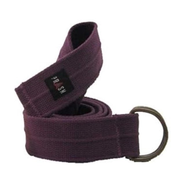 Cinturón PRASM Clothing de Lona con Hebilla D-Ring Morado Claro 114 cm