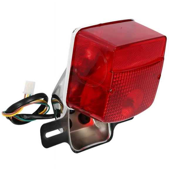 Motorcycle LED Brake Tail Light Turn Signal Light for GN125 125Cc GN125H HJ125-8,1 x taillight,Red