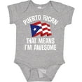 thumbnail image 3 of Inktastic Puerto Rican Awesome Boys or Girls Baby Bodysuit, 3 of 5