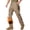 Khaki, variant on liyiyiyia Fleece Lined Pants for Men Ripstop Cargo Work Hiking Ski Pants Winter Outdoor Insulated Trousers