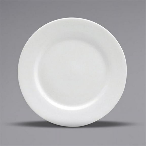 Buffalo F9010000119 5.25 in. Rolled Edge Porcelain Plate, Cream White