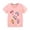 1 Pink, variant on Gyujnb Kids Girls Purple Tee with Funny Sweet Treats Print Cotton Short Sleeve Casual Summer Top,2-3 Years