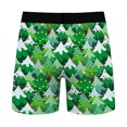 thumbnail image 7 of Odeerbi Rollback Mens Underwear Seamless Boxer Briefs Christmas Digital Printing Breathable Close Fitting Underpants Comfortable Boxers Green, 7 of 7