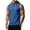 Y7-Blue, variant on Men's Hooded Tank Tops Sleeveless Drawstring Hoodies with Pockets Solid Color Shirt Bodybuilding Athletic Muscle Sports Training Streetwear,Camouflage Green 3XL