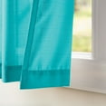 thumbnail image 2 of Exclusive Home Curtains Loha Linen Grommet Top Curtain Panel Pair, 54x108, Blue Teal, 2 of 7