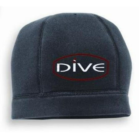 New Scuba Diver 2mm Neoprene Watch Cap Beanie with Dive Gear Design (Medium-Large) for Boatwear and WaterSports - Black, 2mm Neoprene By Innovative Scuba (Best Scuba Gear Packages)