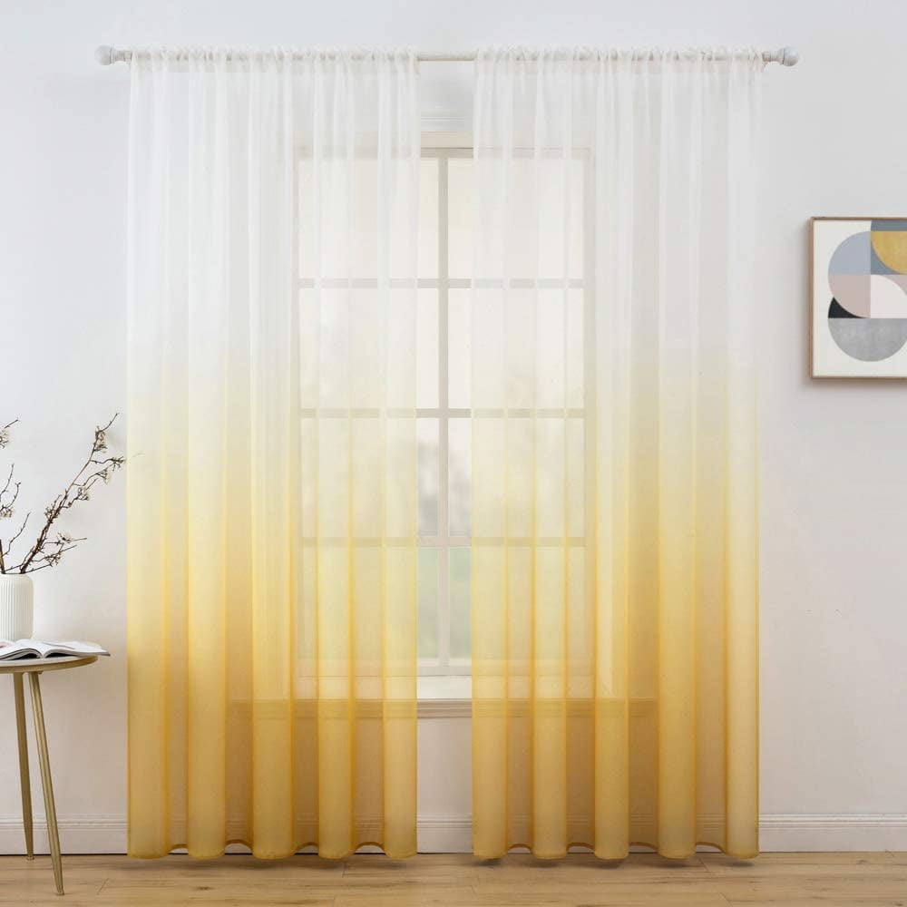 Custom 72" H Yellow Velvet Curtain Long Panel Rod Pocket Drape Window Treatment 